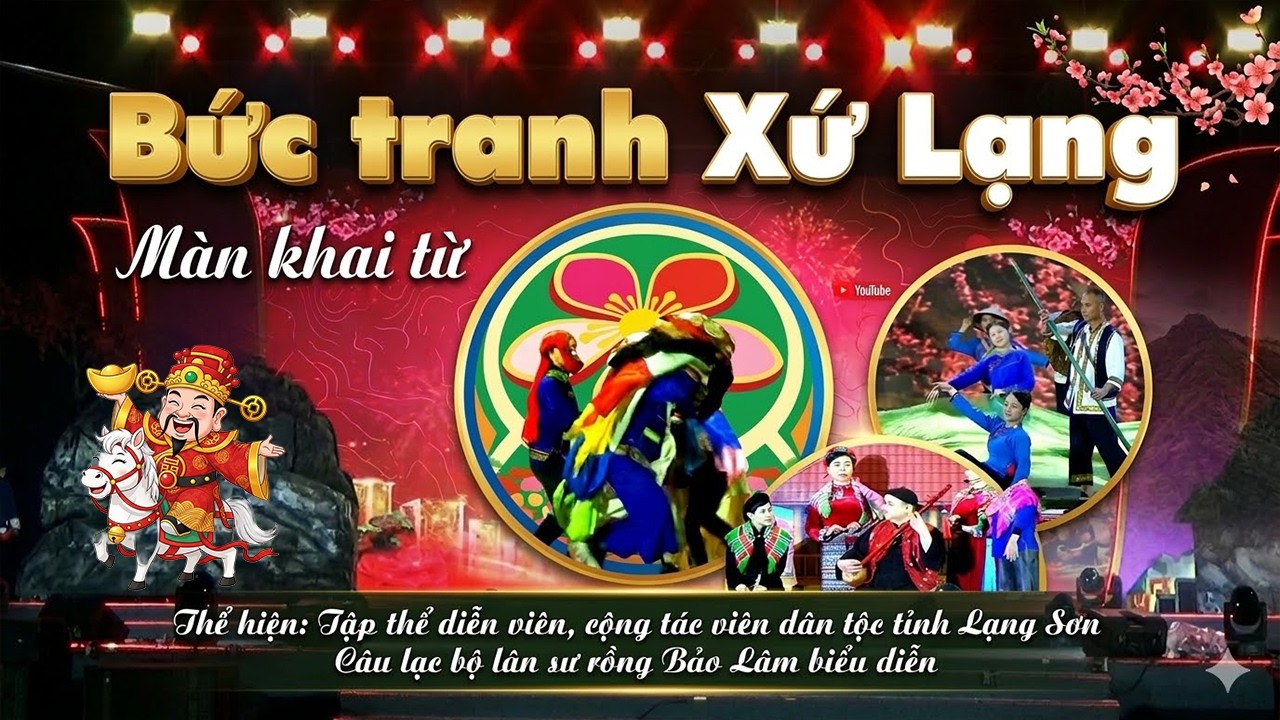 Bức Tranh Xứ Lạng! Màn Khai Từ Chương Trình Nghệ Thuật Xuân Xứ Lạng 2026 | Lễ Hội Đền Kỳ Cùng Tả Phủ