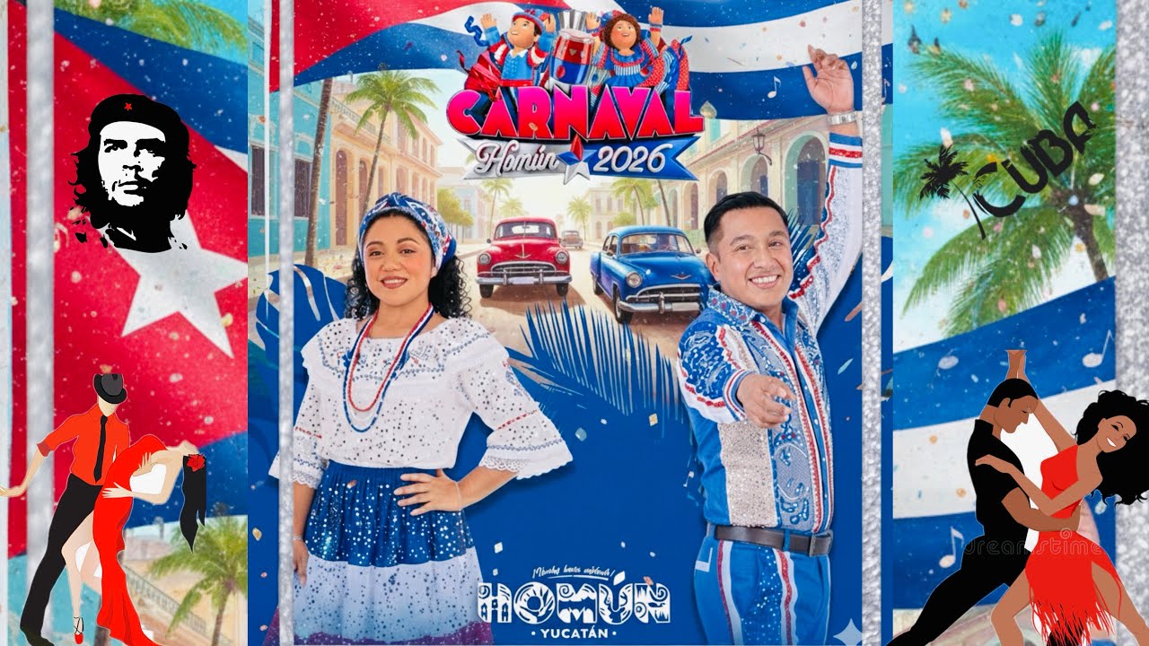 Carnaval Homún,Yucatán ( Cuba ) 🇨🇺🪇🥳