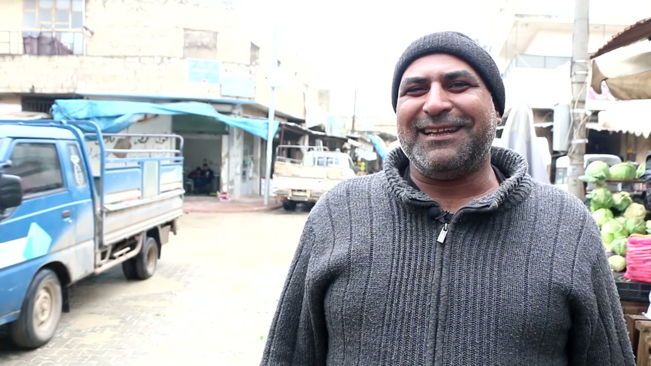 ريف حلب الشمالي - مدينة مارع : جولة في أسواق المدينة ترصد حركة البيع والشراء .