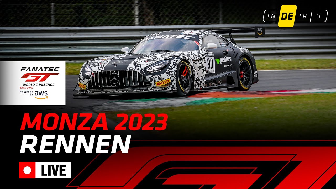 LIVE | Main Race | Monza | Fanatec GT World Challenge powered by AWS (German)