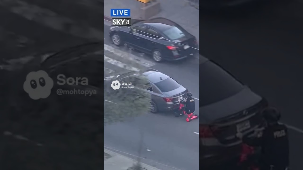 Breaking Sky TV Cops Chase Suspect Using Tricycles Insane Footage 