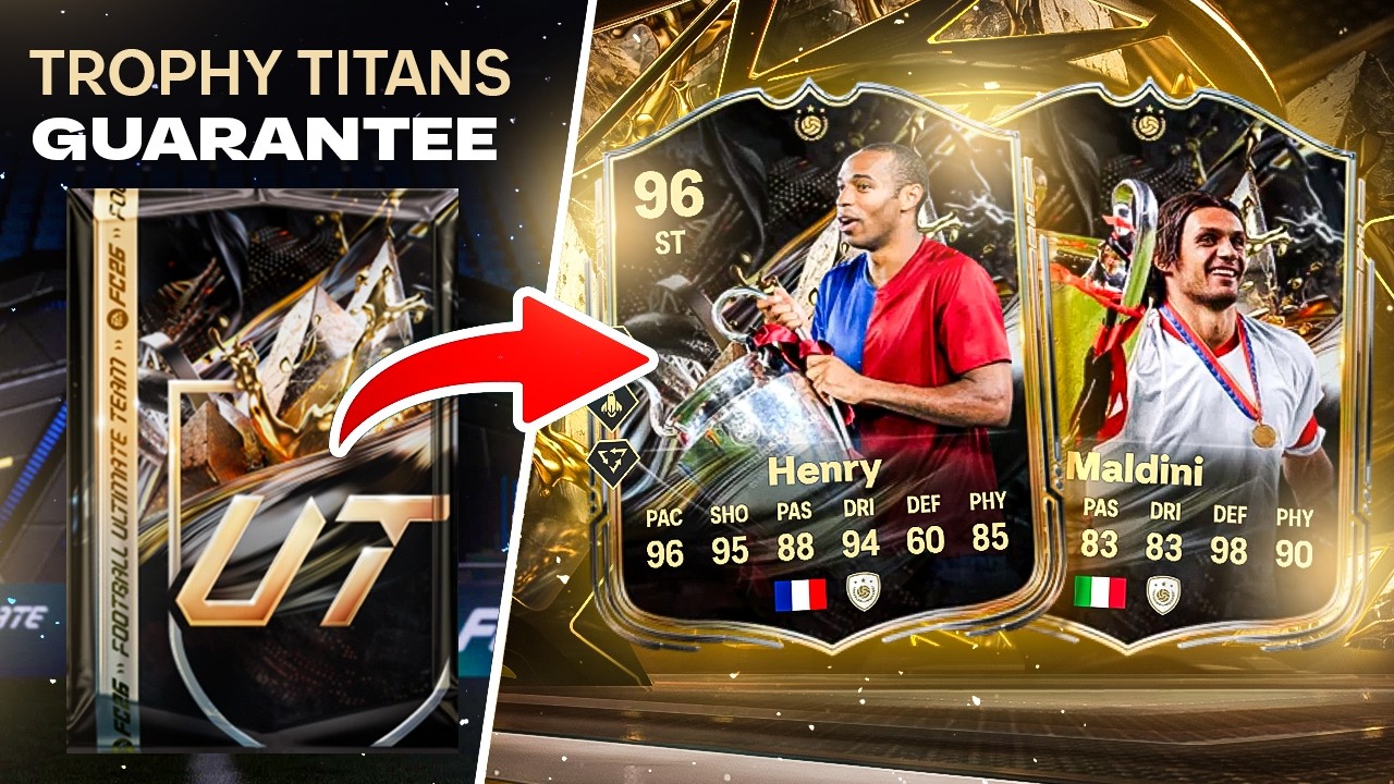 Я открыл 35 гарантированных наборов Trophy Titans Team 2! #eafc26
