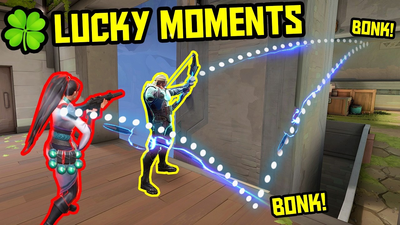 50 SUPER LUCKY MOMENTS IN VALORANT