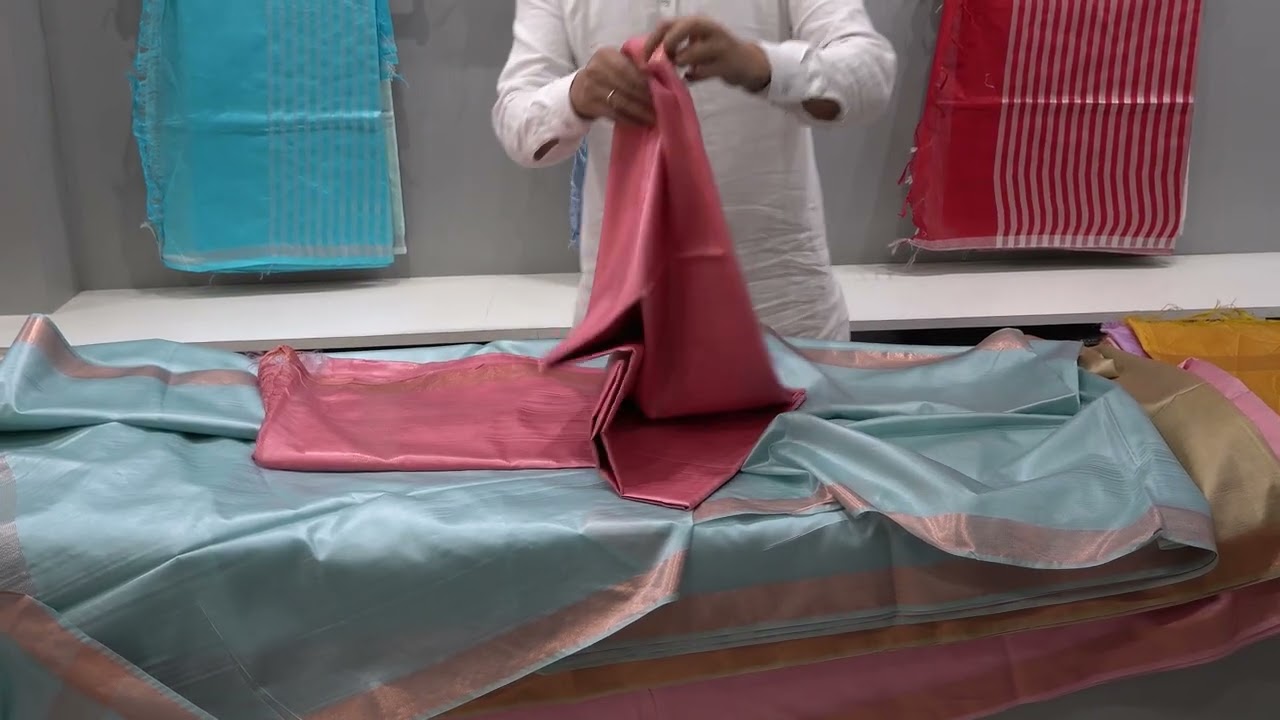 New Bhagalpur Soft zari border Banana Tussar silk saree Office collection/Mohey desi latest videos