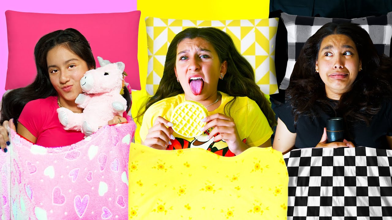 24 horas DURMIENDO en PIJAMADA de 1 S&Oacute;LO COLOR