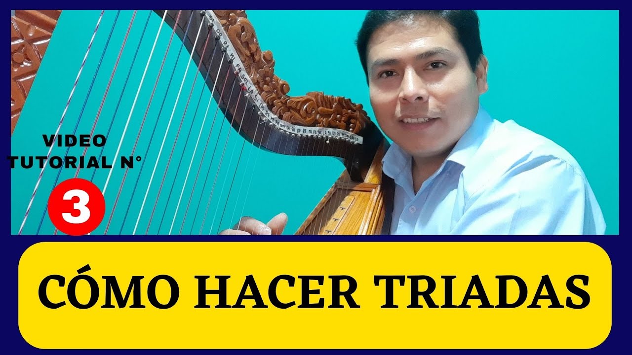 Clases de arpa - Triadas para principiantes