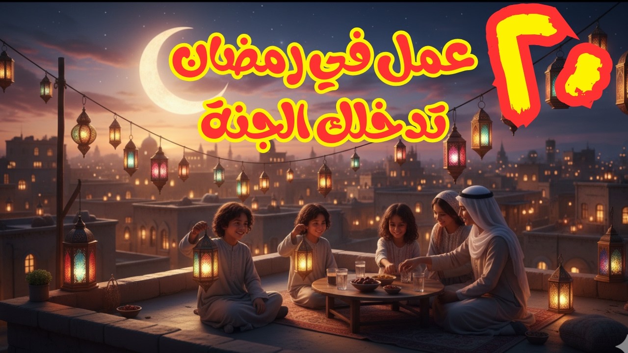 20 عمل يوميًا في رمضان لتقربك من الله توصلك للجنة | أعمال صالحة لا تفوتها في رمضان