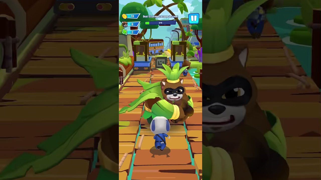 Talking Tom Hero Dash - All characters in COCONUT CRASH