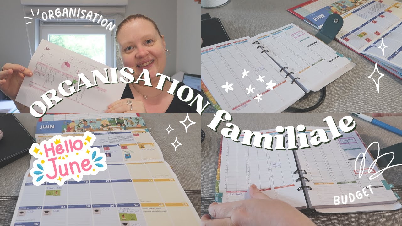 FAMILLE DE 5 : Mon Budget, Mon Planning et Mon Agenda pour survivre au quotidien !