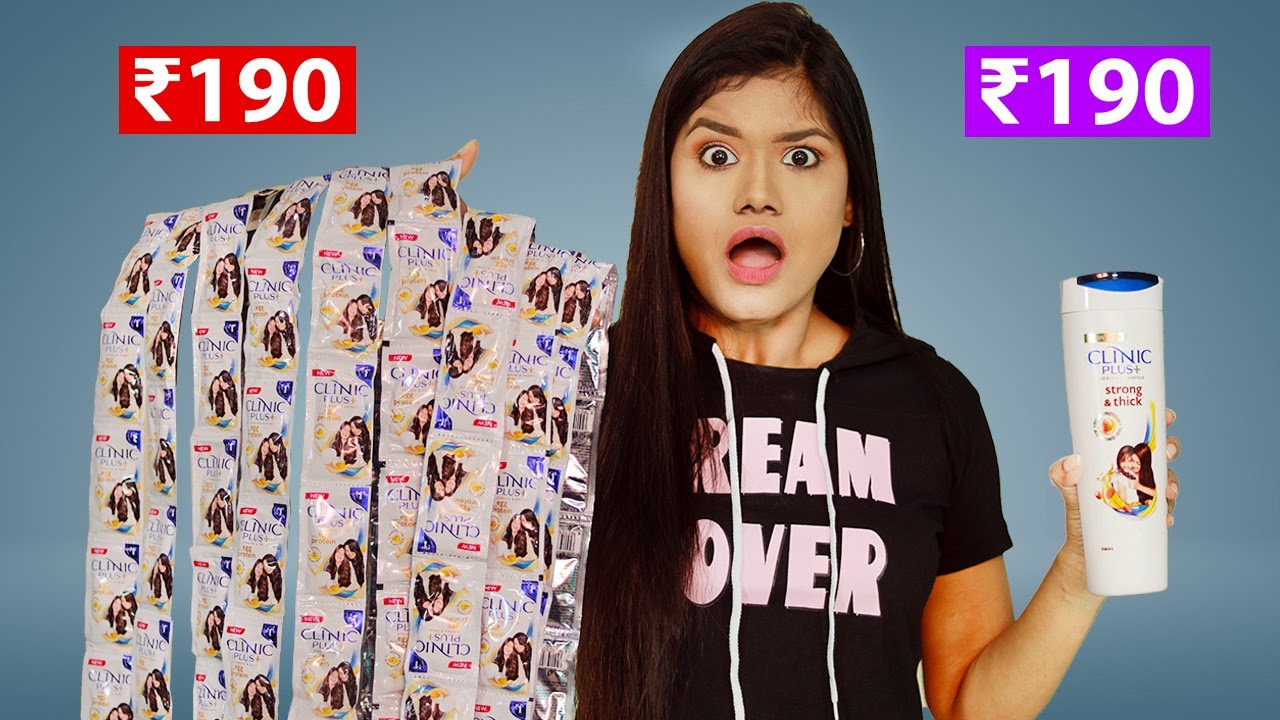 190 RS Bottle VS Small Pouches | কিসে বেশি শ্যাম্পু থাকে ? Very Shocking Result
