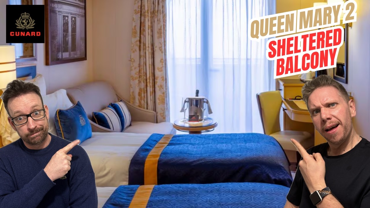 Обзор каюты 6178 на борту лайнера Queen Mary 2 | Отзыв о каюте Shelter Balcony