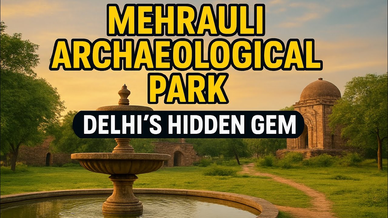 Delhi का सबसे Hidden Park! Mehrauli Archaeological Park का असली सच| Best places to visit in Delhi