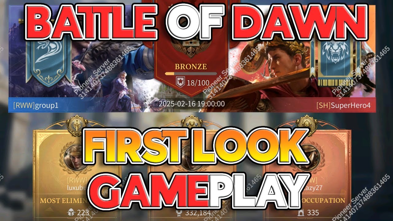 BATTLE OF DAWN! First Look Gameplay Guide! Age of Empires Mobile