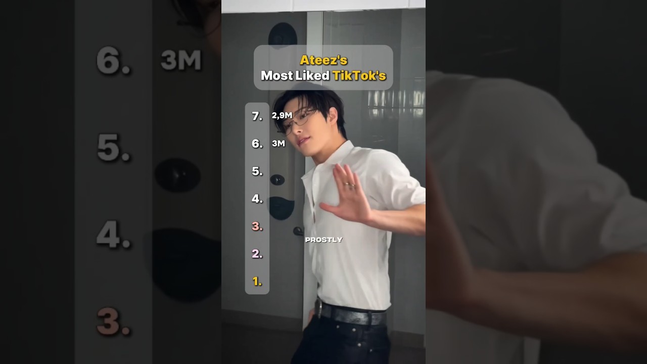 Ateez's Most Liked TikTok's #kpop #ateez #mingi #san #woonyoung  #shorts #jonho #shortsviral