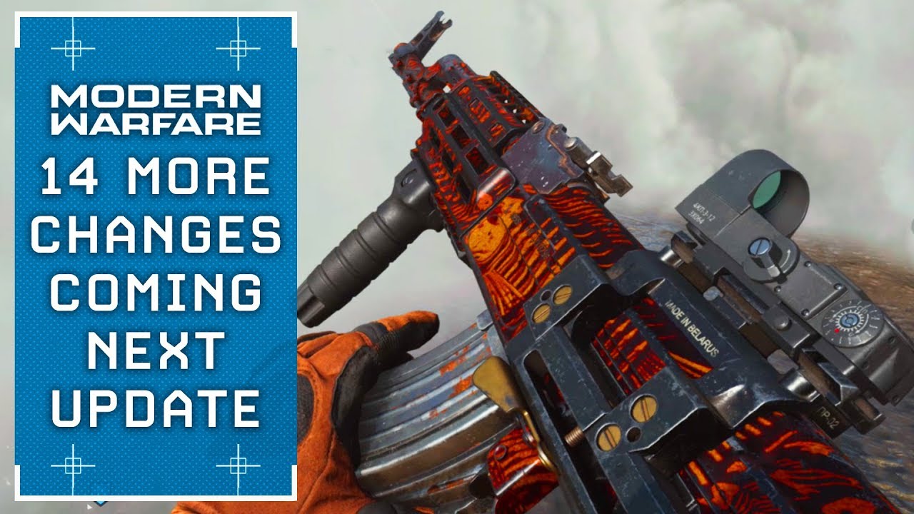 Modern Warfare: *14 More* Changes (Likely) Coming Next Update (Update 1.09)