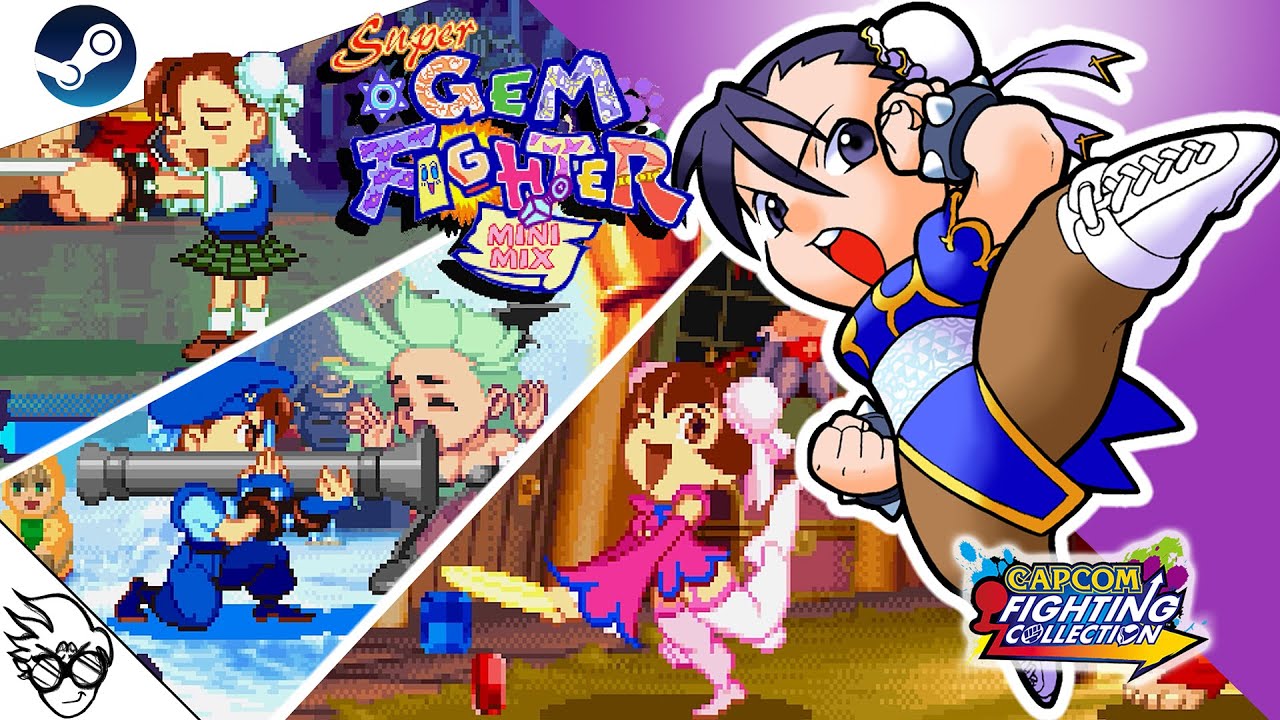 Capcom Fighting Collection - Super Gem Fighter Mini Mix - Chun-Li [Playthrough/LongPlay] (Steam)