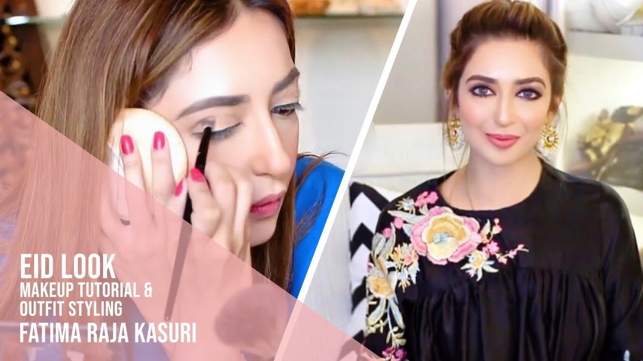 2 Eid Looks | Eastern & Western Eid Look | Makeup Tutorial & Outfit Styling | Fatima Raja Kasuri