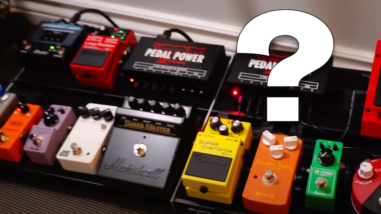 WHAT I HAVE ON MY PEDALBOARD