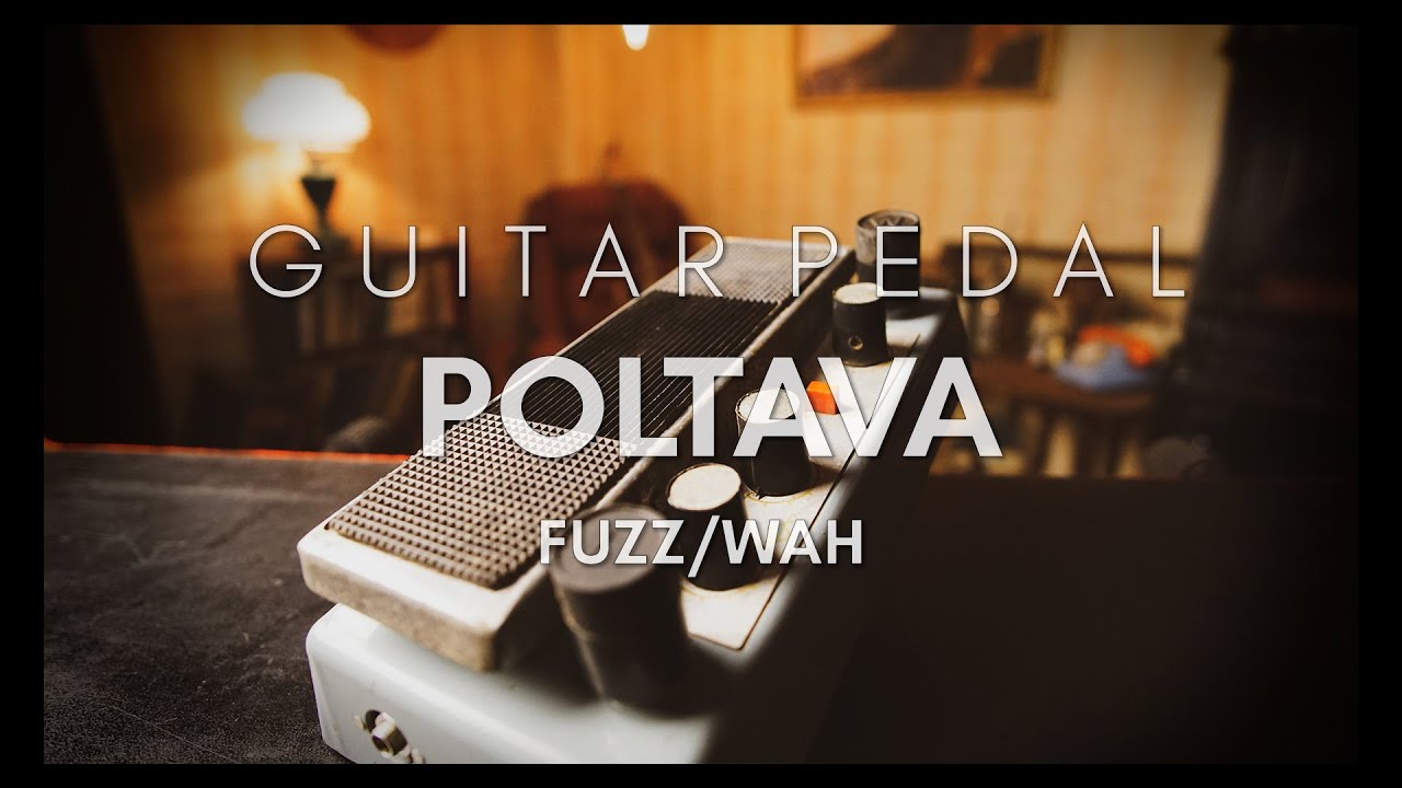 POLTAVA Fuzz Wah Tremolo Vibrato RARE vintage soviet pedal, Made in USSR Muff