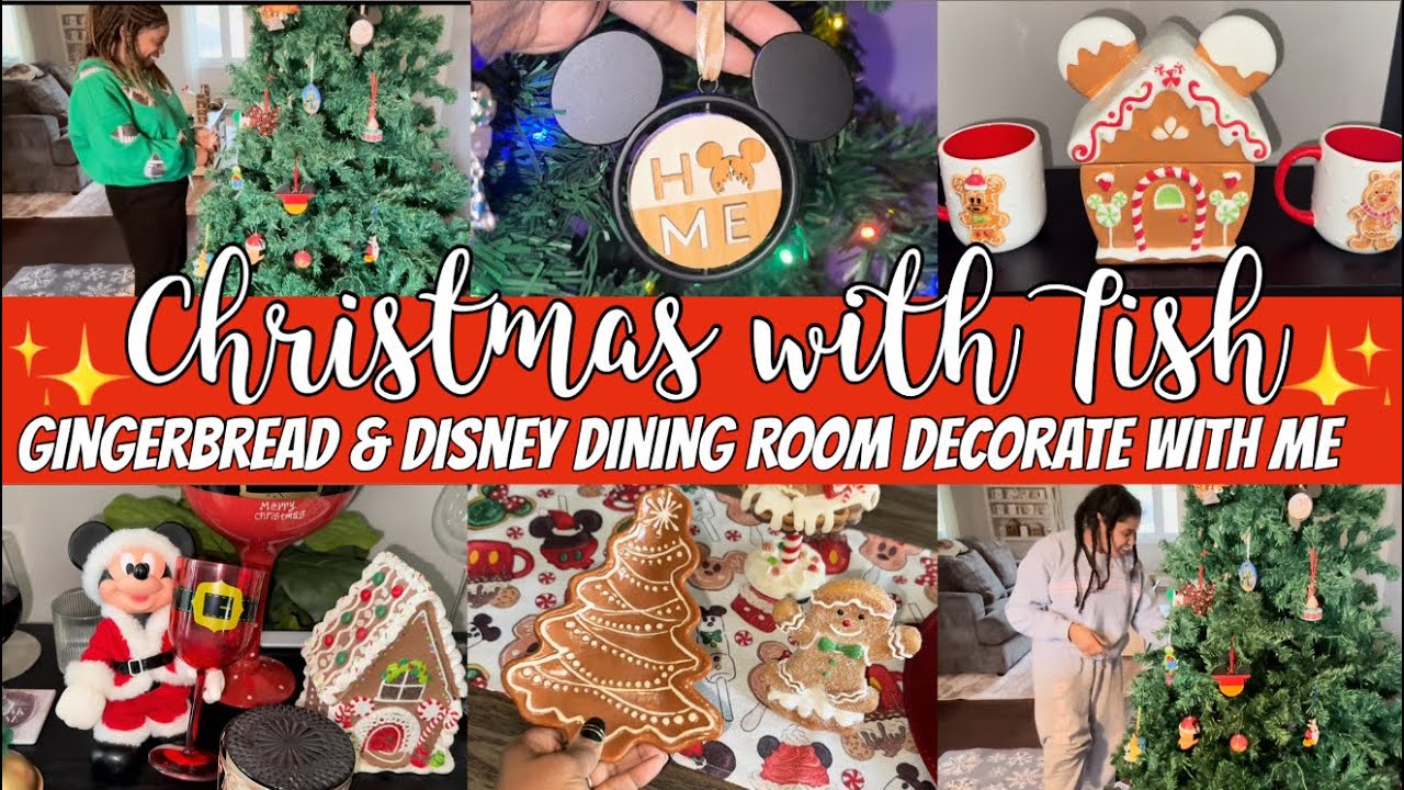 GINGERBREAD + DISNEY DECORATING BEGINS! 🎄 AUTISM FAMILY MOMENTS WITH KARA HELPING ❤️