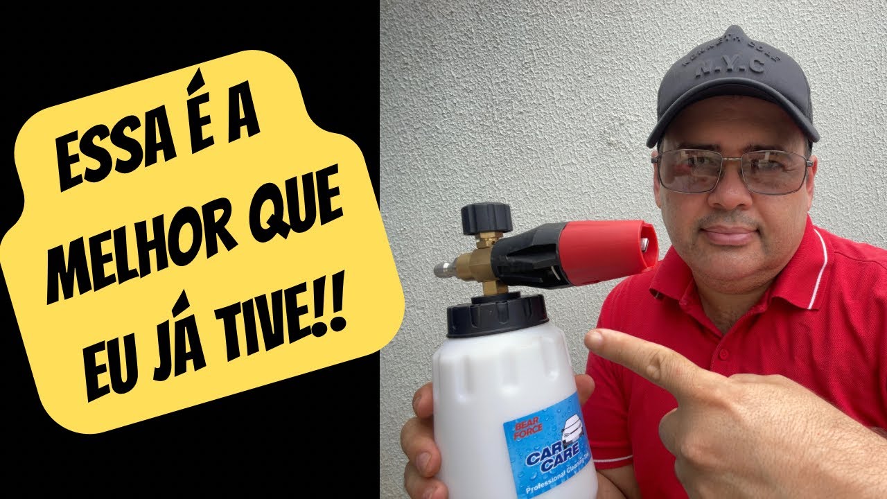 COMO ESCOLHER A SUA SNOWFOAM, CANHÃO DE ESPUMA