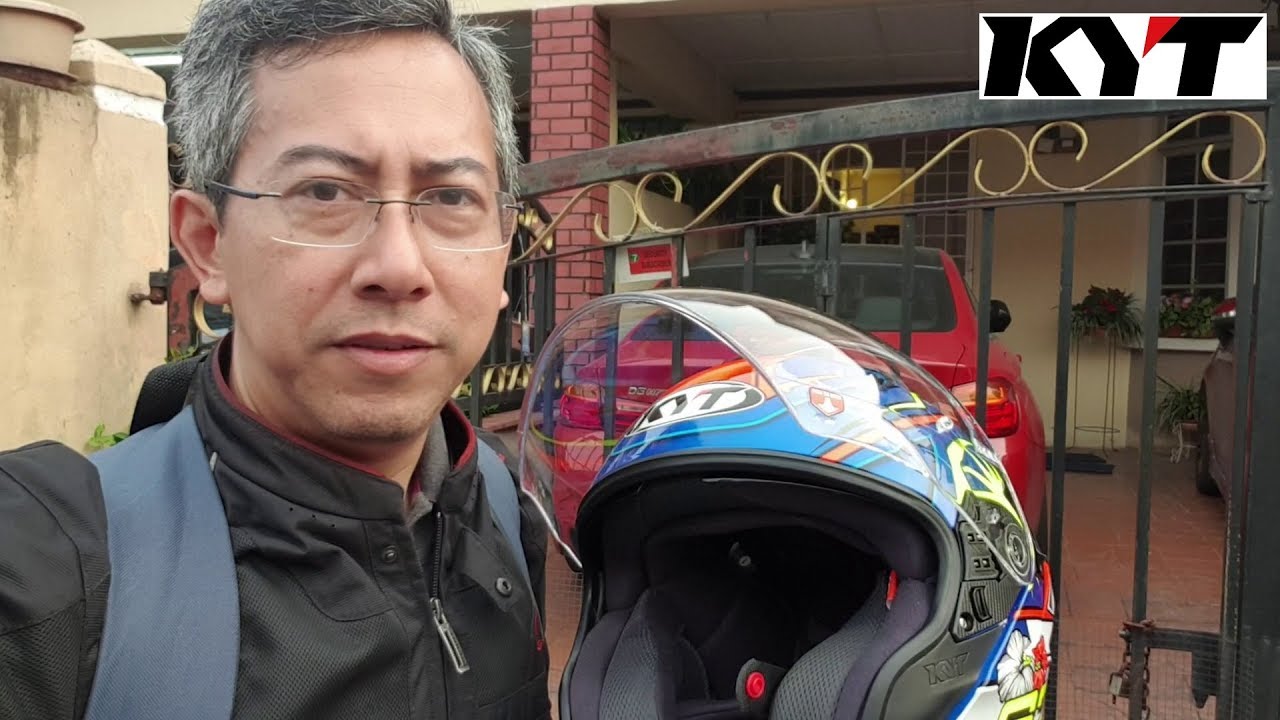 KYT NFJ Helmet ⛑️ First Ride and Review 🏍 ★Merdeka Edition★ ★Aprilia Shiver★