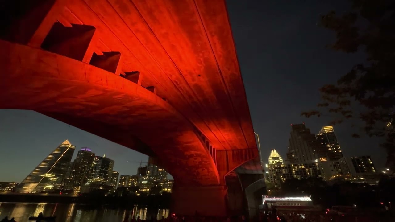 Austin, Texas: Congress Avenue Bridge Bats, April 7, 2024