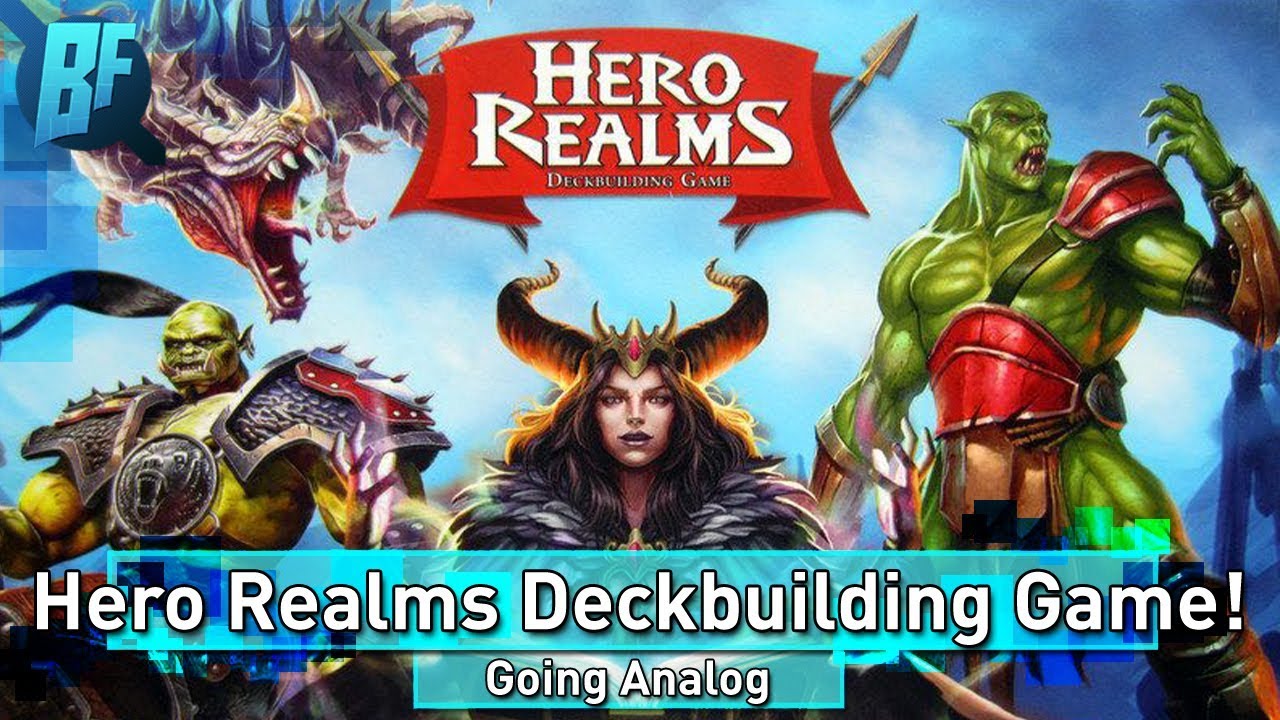 [Going Analog] Hero Realms Deckbuilding Game Overview