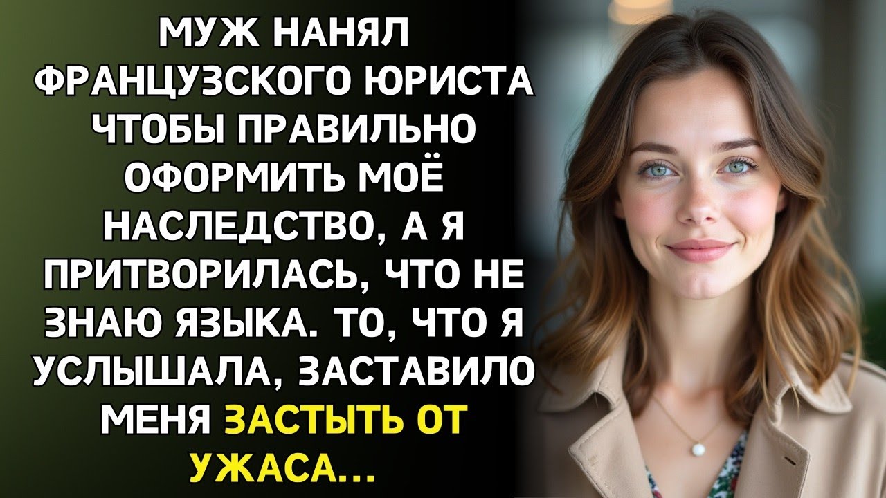 Притворившись, что не знаю французский, я услышала, как муж обсуждает моё наследство юристом…