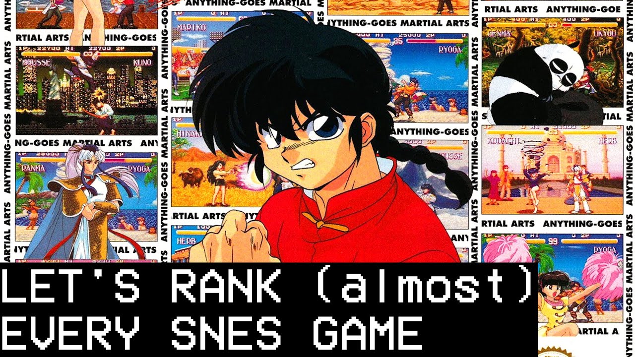 Which of These Ranma ½ Games Was the Good One? (without a Jump Button) | LET'S RANK SNES (Part 84)