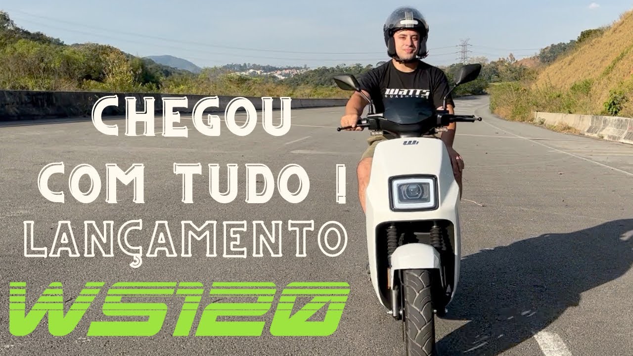 LANÇAMENTO - Conheça a nova Scooter da Watts WS120 3500W melhor da categoria!