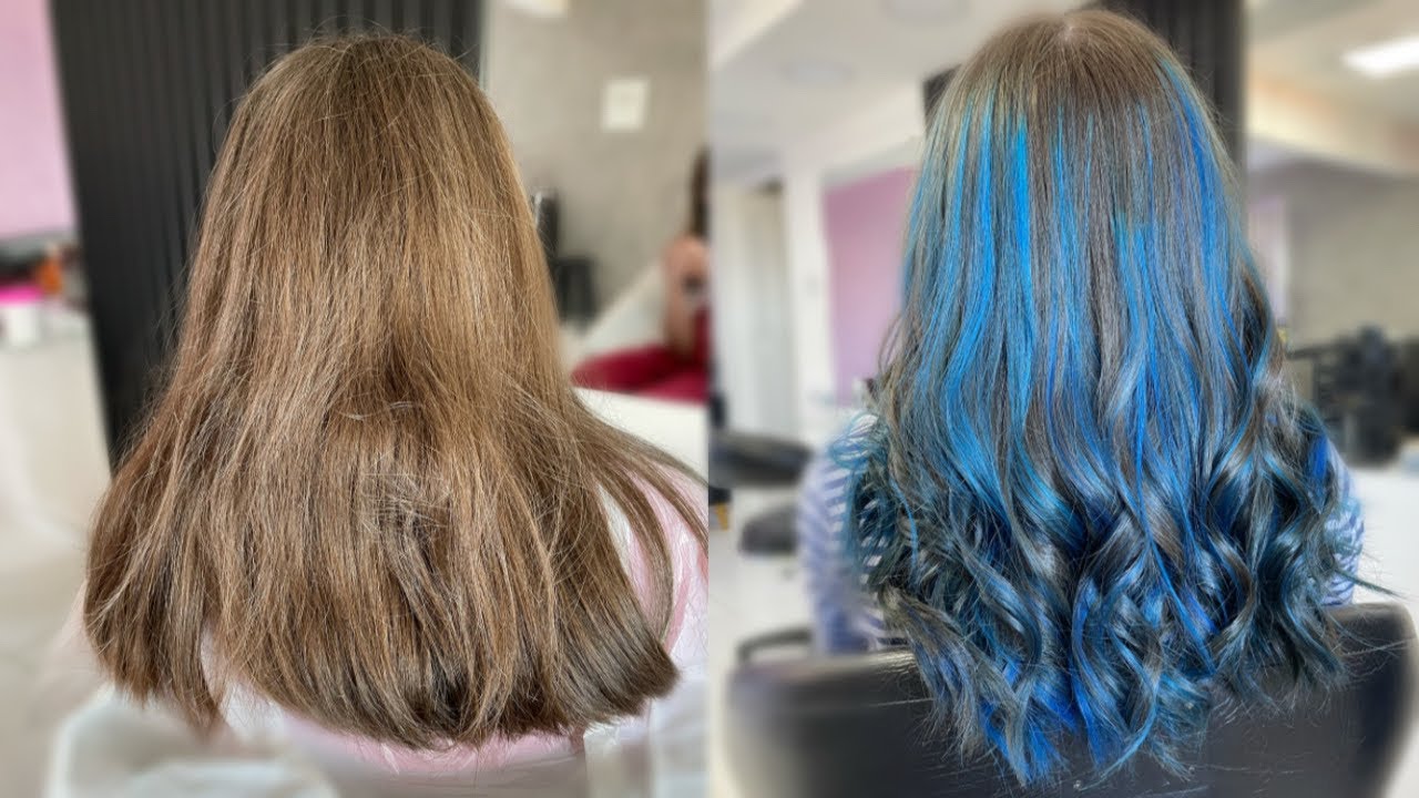 OMBRE HAIR AZUL PASSO A PASSO
