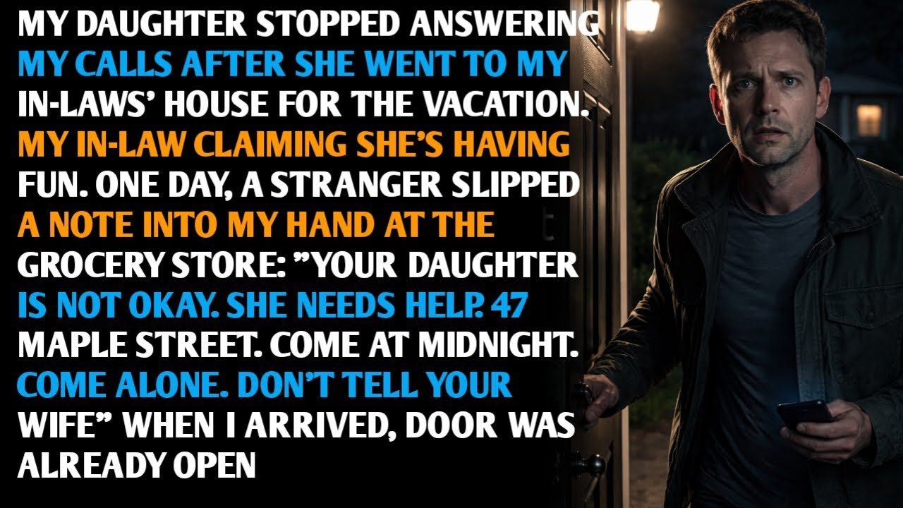 MY DAUGHTER STOPPED ANSWERING MY CALLS AFTER SHE WENT TO MY IN-LAWS' HOUSE FOR THE..