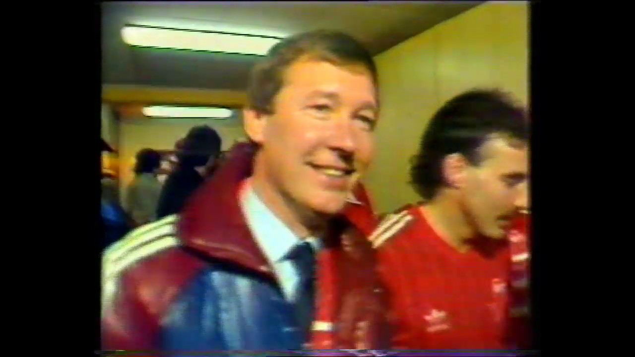 Aberdeen FC - rare post match interviews - Gothenburg 11/05/83 - Fergie
