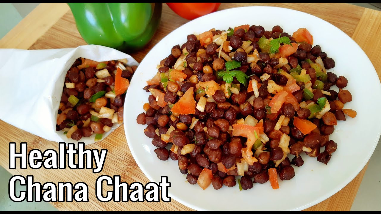 Unboiled Chana Chaat Recipe | Healthy Chana Chaat | by Delhi Cookbook