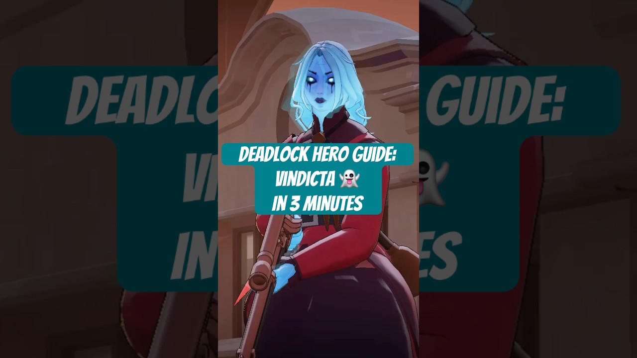 Гайд по героям Deadlock: Vindicta меньше чем за 3 минуты! #deadlock #deadlockvindicta