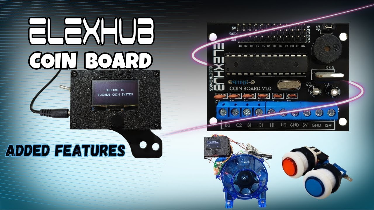 ELEXHUB Coin Board - Coin Set Dispenser (Mode 4)