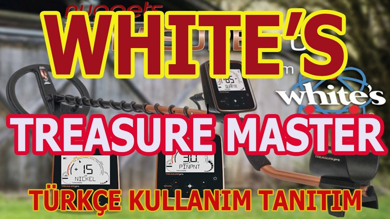 White's Treasure Master Pro Metal Detectors Türkçe Kullanım - Mega Dedektör
