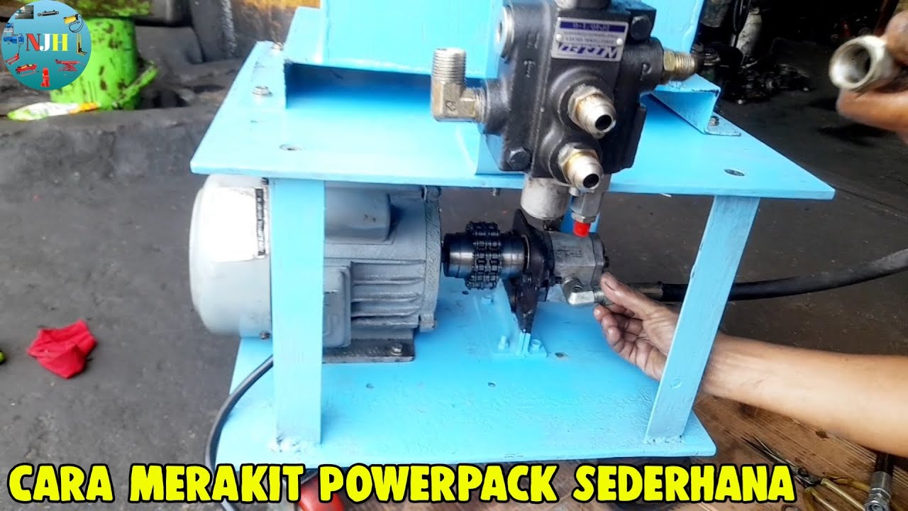 Cara Merakit Sendiri Power Pack Hidrolik | Merakit Power Pack dari Part Bekas