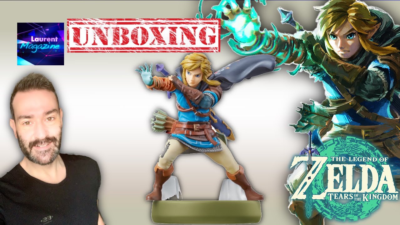 UNBOXING AMIIBO LINK - THE LEGEND OF ZELDA TEARS OF THE KINGDOM