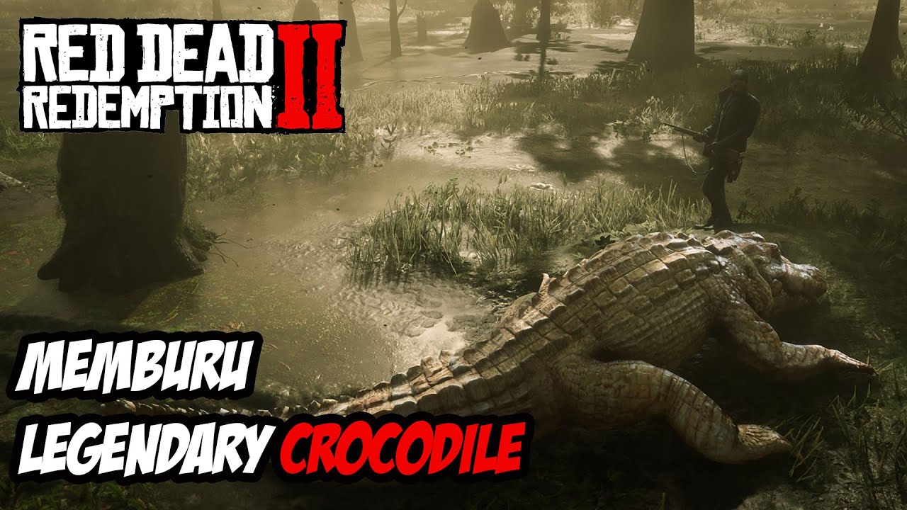 RDR2 | TIPS RDR2 | MEMBURU LEGENDARY CROCODILE / ALLIGATOR