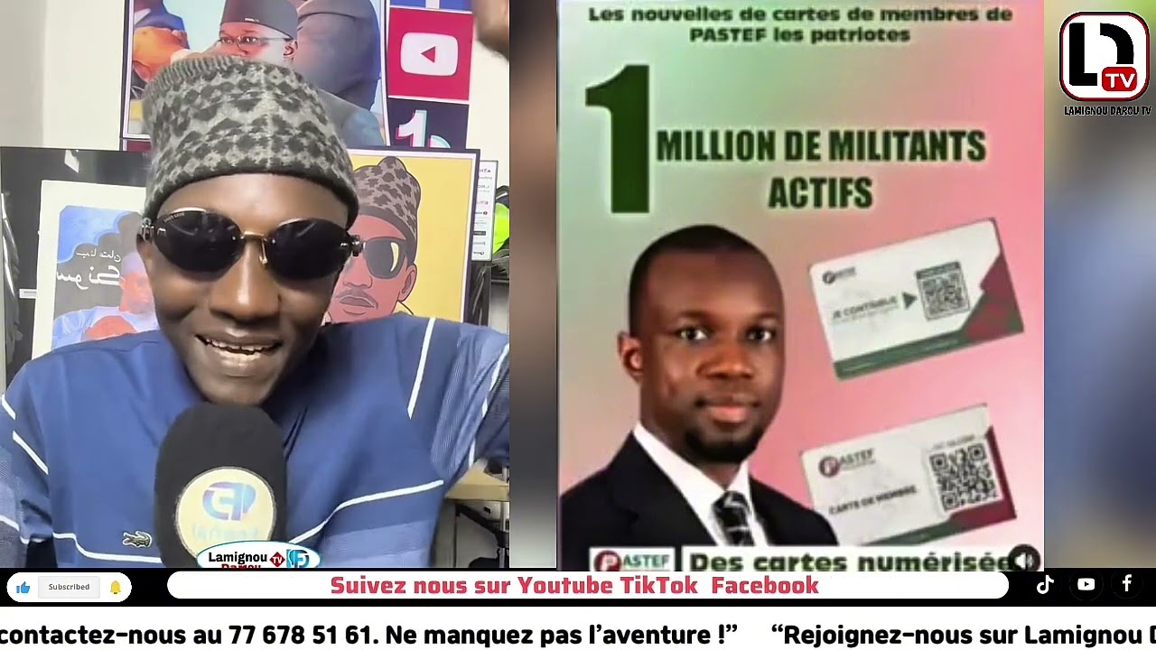 Ana bane Partie Politque Mo niémé indi 1Million de Carte diko Diaye si Mime Rew 