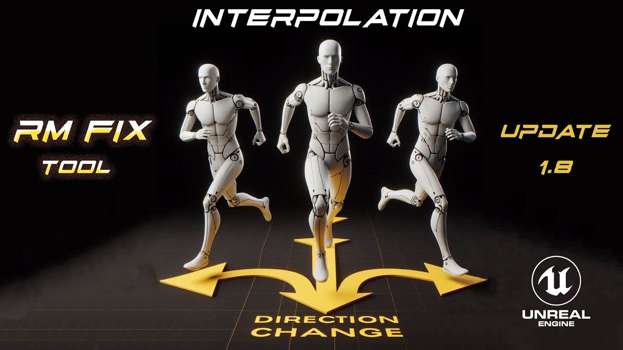 Change Animation direction in UE5 | Interpolation || RMFIXTool Update 1.8