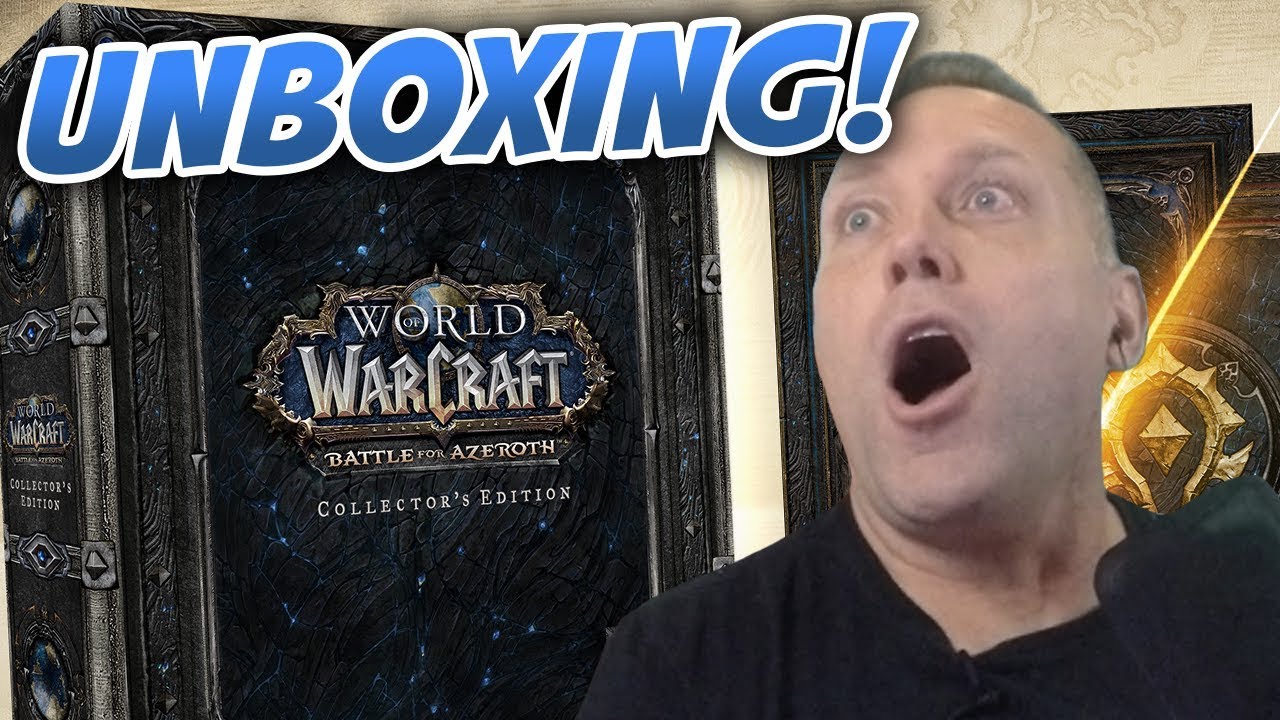 Swifty UNBOXING World of Warcraft Battle For Azeroth Collector's Edition!