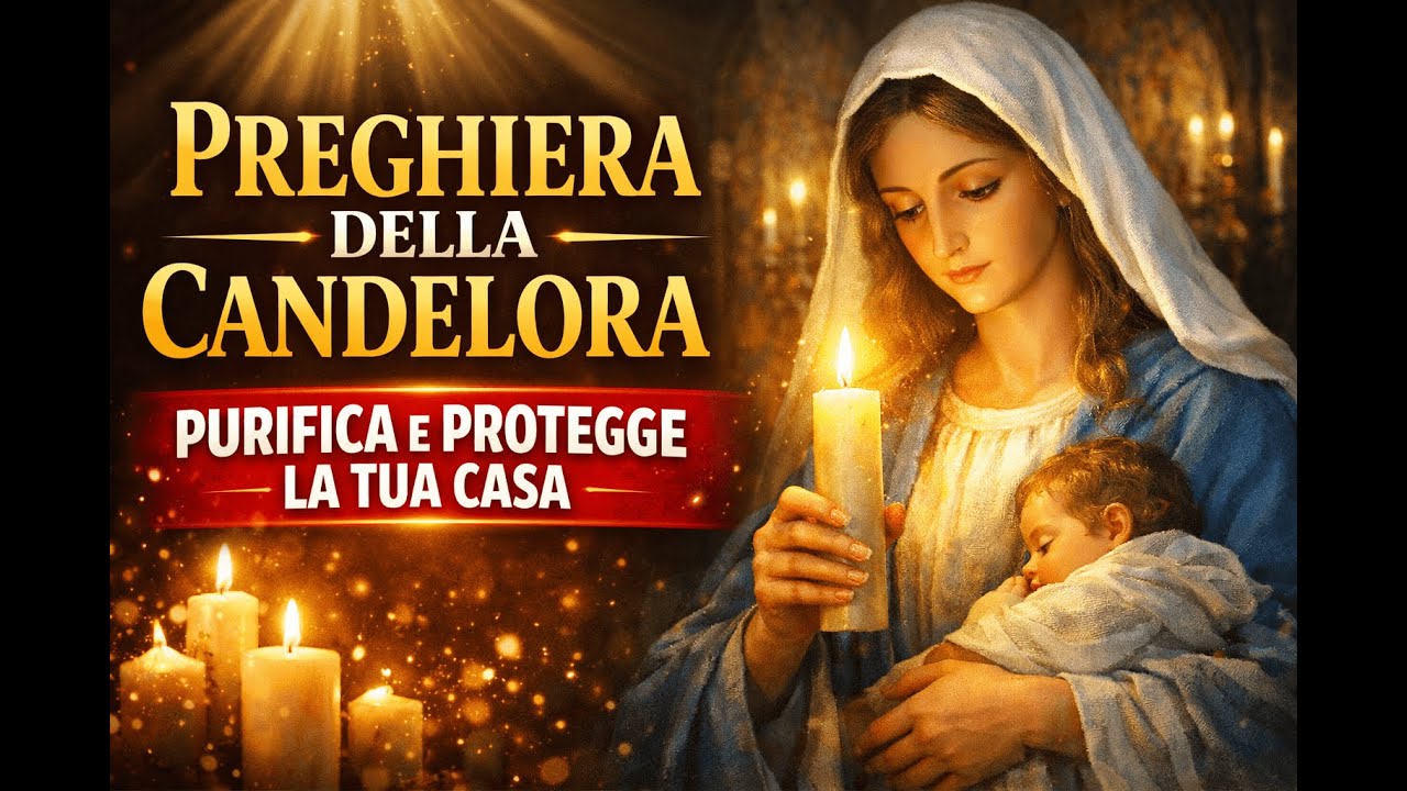 Potente Preghiera della Candelora 🕯️ Purifica e Protegge la Tua Casa | Madonna della Luce