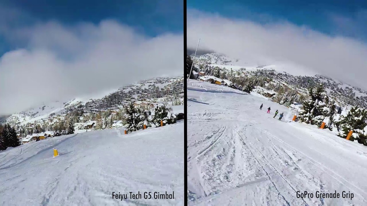 Feiyu Tech G5 Gimbal Footage vs GoPro Grenade Grip with GoPro 5 Hero | Stabilizer Test