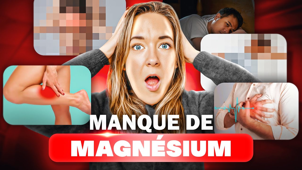 10 Signes d'ALERTES à ne surtout pas ignorer d'une carence en MAGNÉSIUM - Combien en avez vous ?