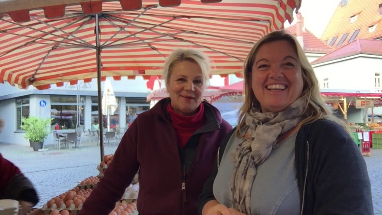 Eier-Bleyer auf dem Cannstatter Wochenmarkt