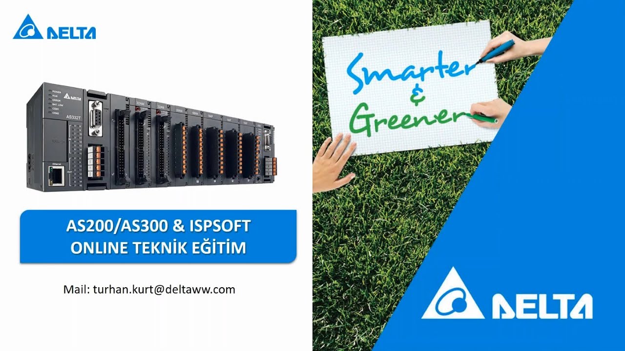 Delta AS Serisi PLC & ISPSoft Teknik Eğitimi - Online Eğitim