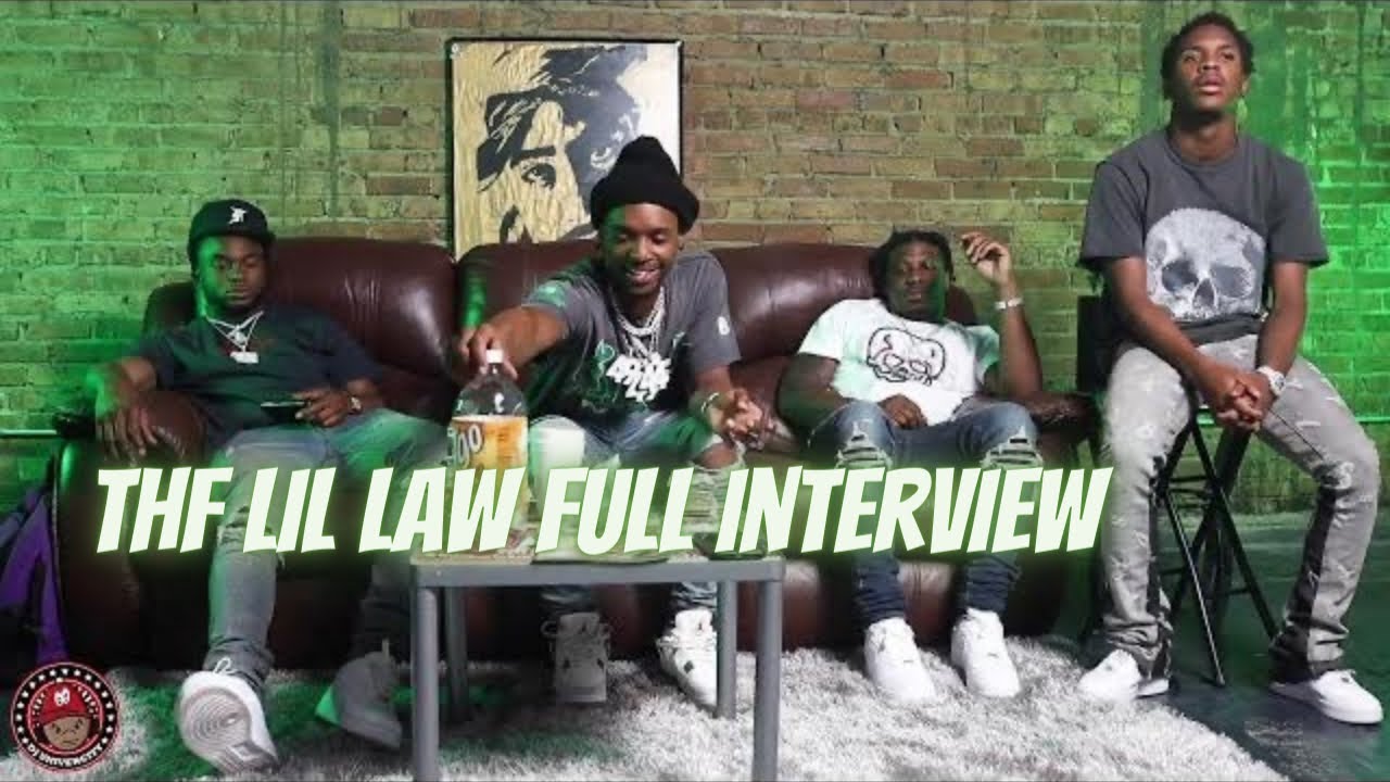 THF Lil Law FULL INTERVIEW:  NLMG, working w Lil Durk, Memo600 chains, G Gotti love, THF46 + more